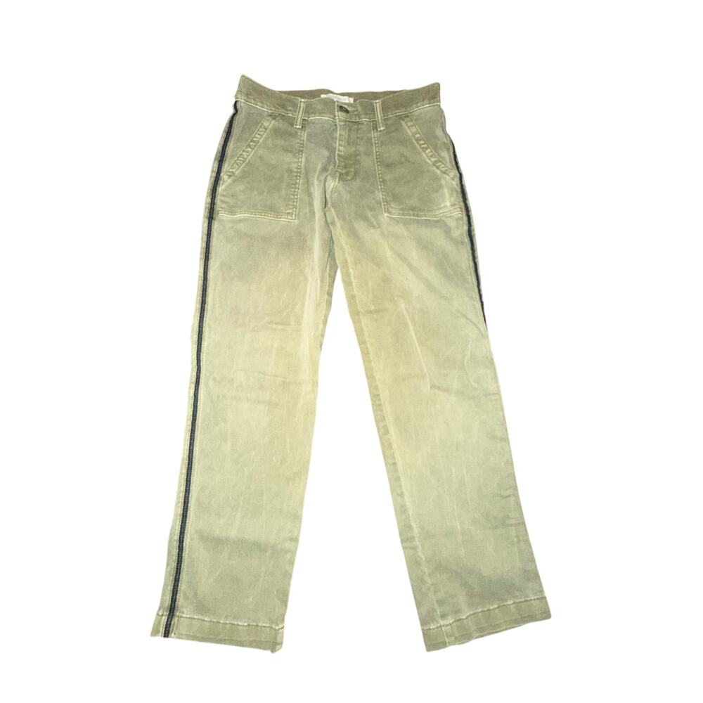 Lucky Brand Utility Boyfriend Pants Womens Size 26 Loden Green Mid Rise Gorpcore